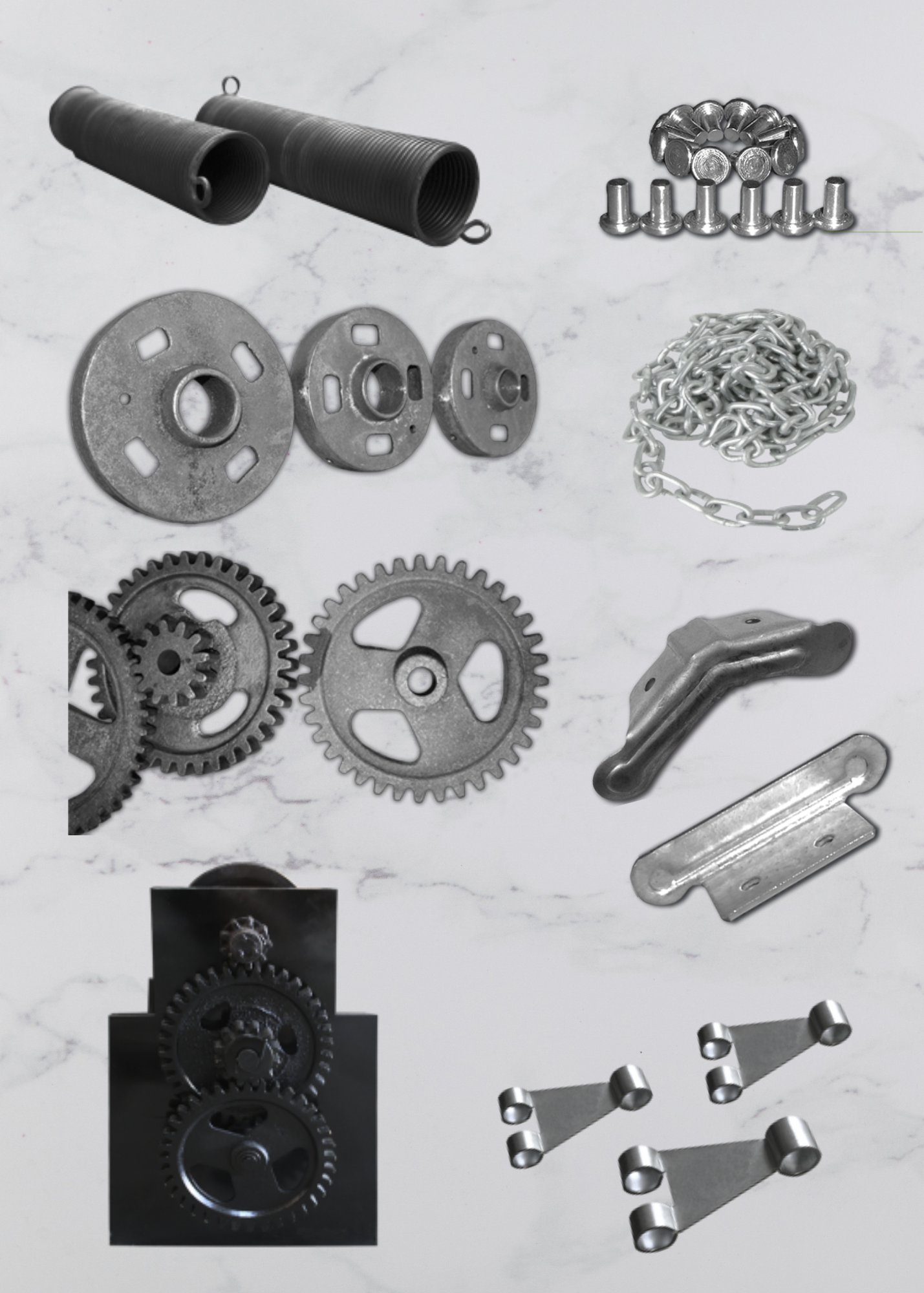 HERRAJES PARA CORTINAS DE ACERO                                                                                                                                                                         